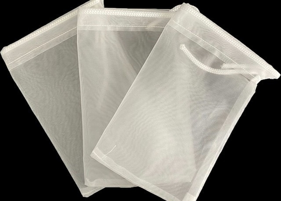 100% Organic Nylon Filter Mesh Cotton Nut Milk Bag Reusable Food Grade