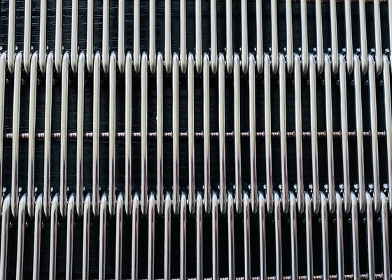 खाद्य ग्रेड Sus Eye Link Conveyor Wire Mesh Belt बिस्कुट प्रसंस्करण के लिए