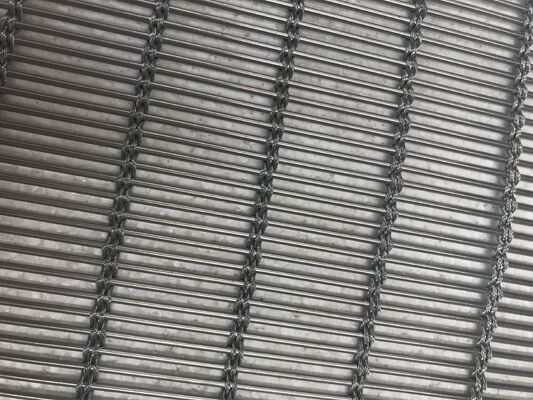 सजावटी धातु जाल स्क्रीन के लिए कस्टम स्टेनलेस स्टील धातु पर्दा दीवार जाल