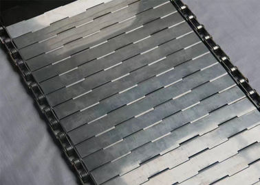 ऑटोमोबाइल पार्ट्स उद्योग के लिए फ्लैट सरफेस प्लेट लिंक कन्वेयर बेल्ट