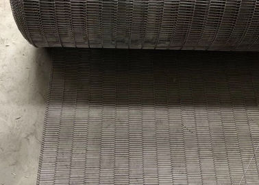 30cm-3m बड़ा खुला क्षेत्र फ्लेक्स वायर मेष कन्वेयर बेल्ट फ्लैट फ्लेक्स फूड मेश बेल्ट