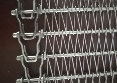 उत्पाद उठाने कन्वेयर सर्पिल मेष बेल्ट उच्च लचीलापन लंबे जीवनकाल