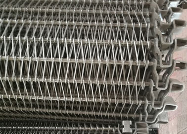 खाद्य ठंड स्टेनलेस स्टील वायर मेष कन्वेयर बेल्ट अच्छा संदेश समारोह