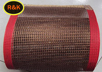 उच्च शक्ति PTFE कन्वेयर बेल्ट अच्छा वेंटिलेशन कपड़े संकोचन सुखाने