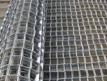 रोटी सेंकना के लिए 316L एसएस फ्लैट वायर मेष बेल्ट उच्च तापमान प्रतिरोध