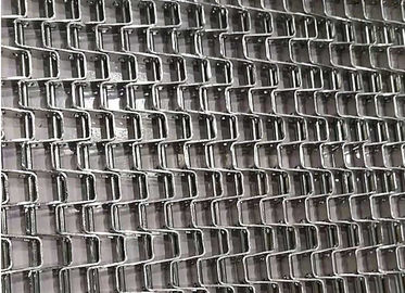 उत्पाद Sieving प्रणाली फ्लैट धातु मेष कन्वेयर बेल्ट, खाद्य जाल बेल्ट उच्च कार्बन स्टील