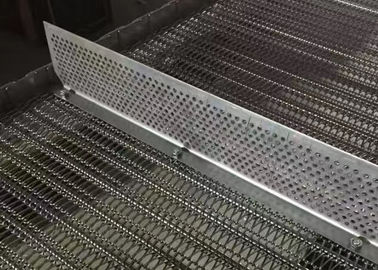 औषधीय सामग्री ड्रायर श्रृंखला धातु कन्वेयर बेल्ट 316 स्टेनलेस स्टील विरोधी जंग