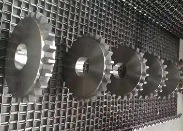 पेशेवर चेन मेष कन्वेयर बेल्ट, स्टील मेष बेल्ट 304/316 स्टेनलेस