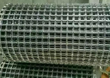 स्टरलाइज़र के लिए धातु के फ्लैट वायर मेष बेल्ट, स्टेंसल्स स्टील कन्वेयर बेल्ट लंबे जीवन समय