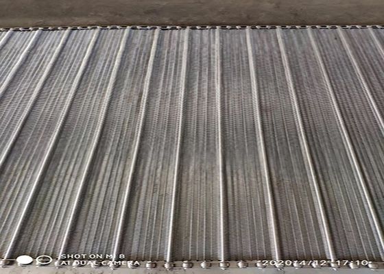 पिज्जा ओवन वेल्डेड एज 316L 1.2 मिमी सर्पिल कन्वेयर बेल्ट