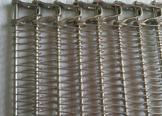 स्नैक्स फ्राइंग कूलिंग 304 एसएस सर्पिल मेष बेल्ट