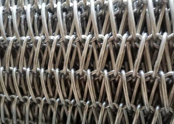 ग्लास फायरिंग SUS304 बैलेंस्ड बुन कन्वेयर बेल्ट