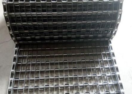 छिद्रित शीतलन और संदेश फ्लैट वायर मेष बेल्ट
