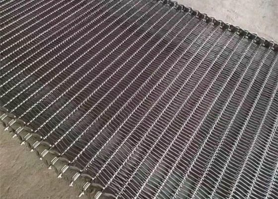 चेन लिंक सर्पिल मेष बेल्ट बेल्ट रॉड रॉड खाद्य ग्रेड SUS 304 सामग्री के साथ