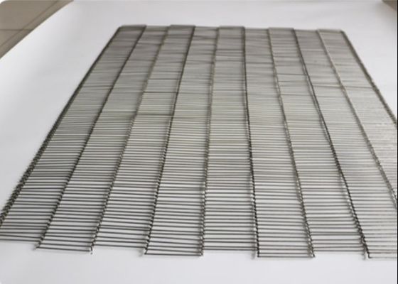 डोनट्स बेकिंग 90CM चौड़ाई SUS316 फ्लैट फ्लेक्स कन्वेयर बेल्ट