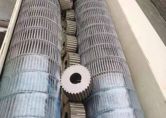 50 सेमी चौड़ाई चिप्स फ्राइंग बेकिंग फ्लैट फ्लेक्स वायर बेल्ट 316l स्टेनलेस स्टील
