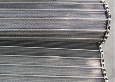 उच्च तापमान खाद्य उद्योग चेन लिंक कन्वेयर बेल्ट Ss321