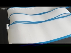 पॉलिएस्टर सादा बुनाई वर्ग छेद जाल बेल्ट